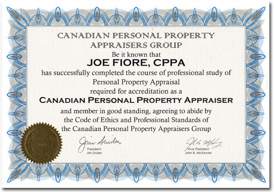 CPPA Accredited Appraiser